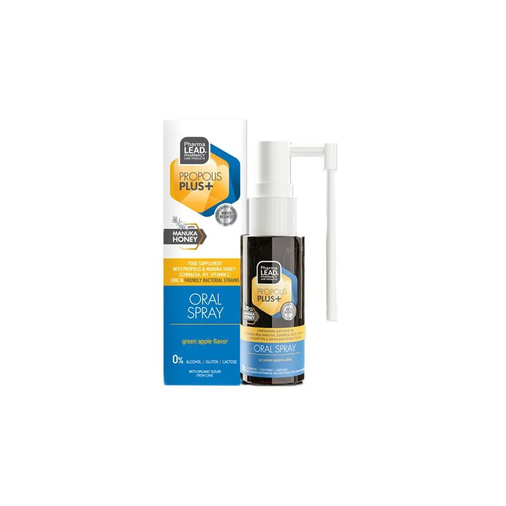 Pharmalead Propolis Plus+ Oral Spray For Irritated Throat & Cough 30ml