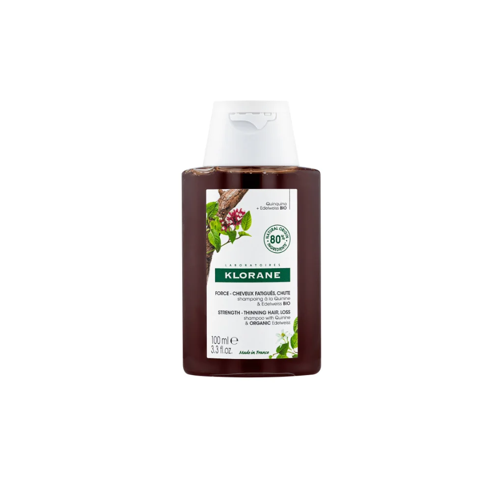 Klorane Strengthening Thining Hair Loss Shampoo With Quinine & Organic Edelweiss 100ml