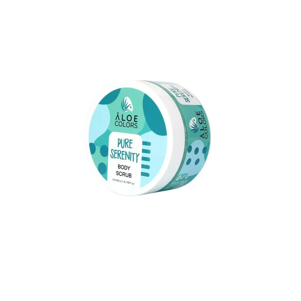 Aloe Colors Pure Serenity Body Scrub Απελπιστικό Σώματος Mε Βιολογική Αλόη & Βιταμίνες 200ml