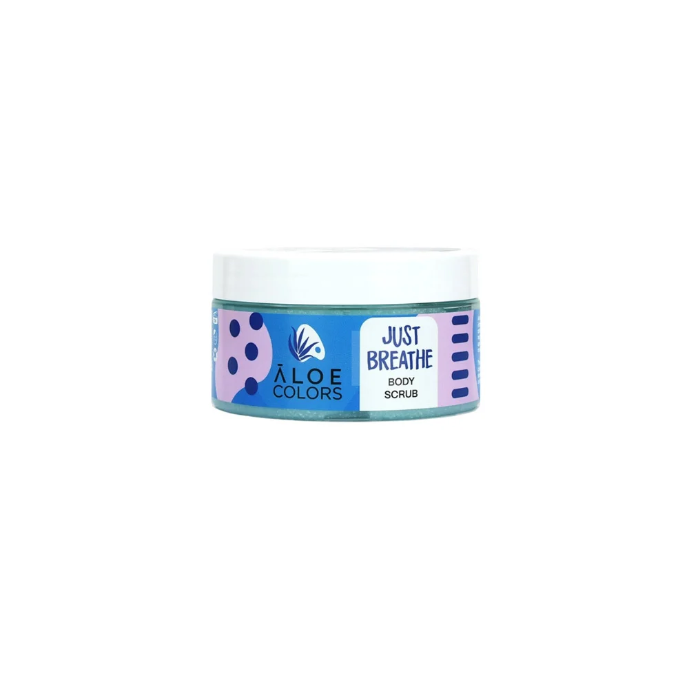 Aloe Colors Just Breathe Body Scrub With Organic Aloe & Vitamins 200ml