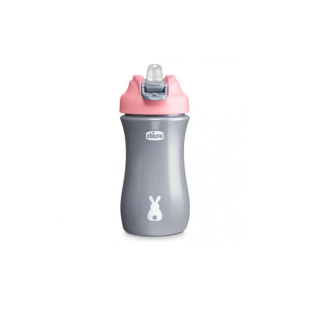 Chicco Pop-Up Cup Αναδυόμενο Κύπελλο 2+ Ετών Ροζ 350ml