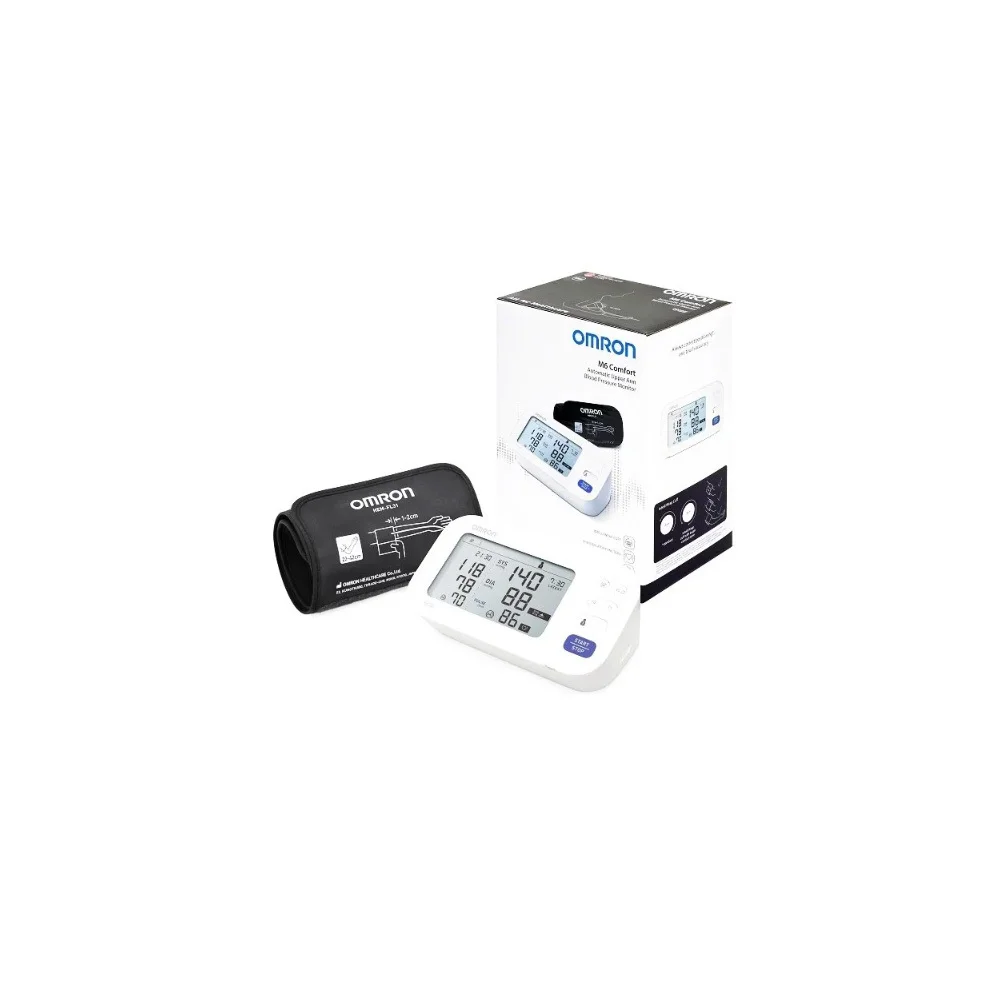 Omron M6 Comfort HEM-7360-E Πιεσόμετρο Μπράτσου Mε Ανίχνευση Κολπικής Μαρμαρυγής 1 τεμάχιο