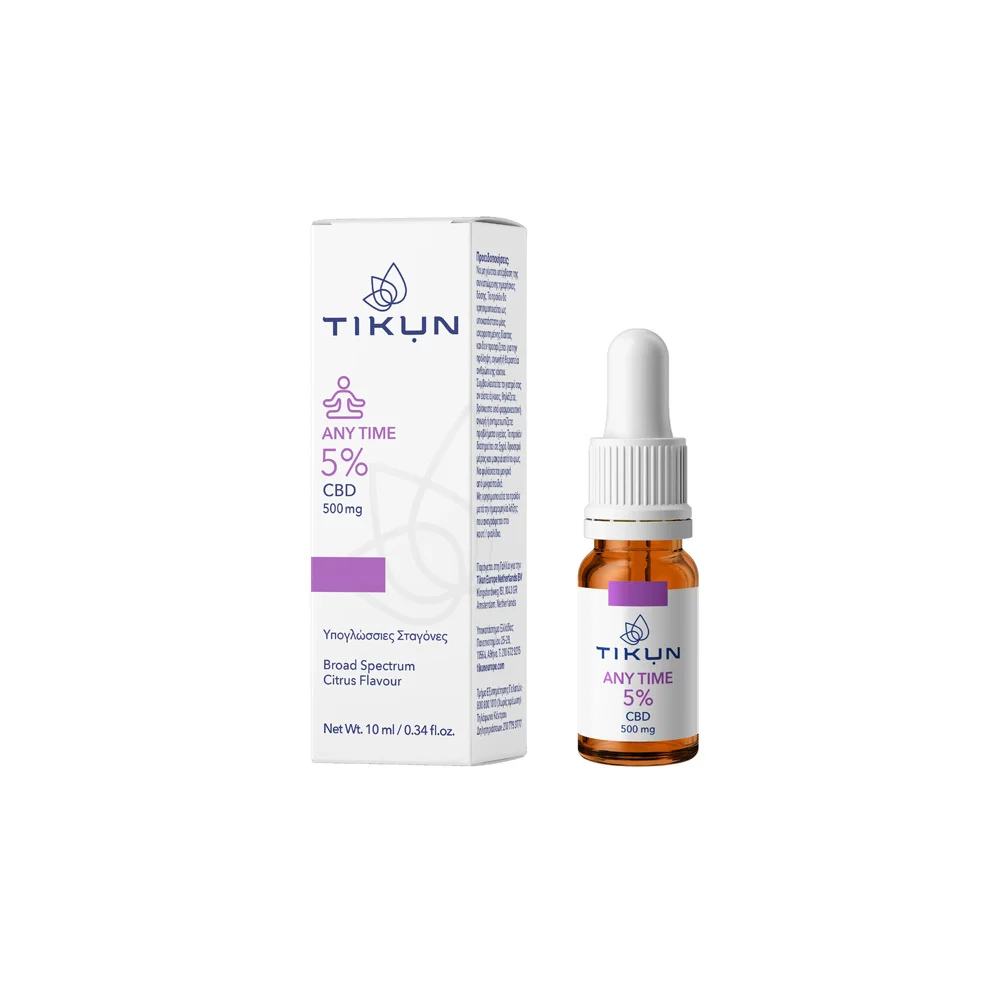 Tikun CBD Any Time 5% Hemp Oil Sublingual Drops 10ml