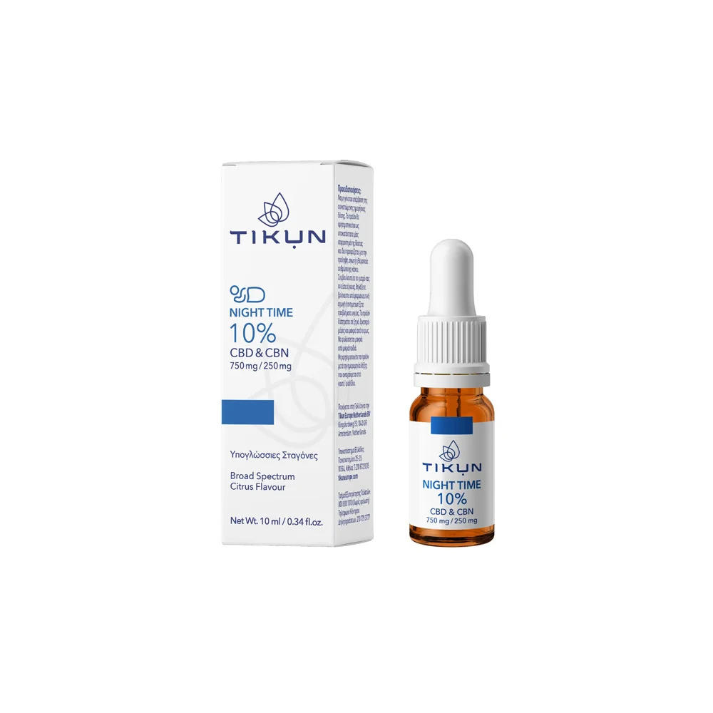 Tikun Night Time 10% Hemp Oil Sublingual Drops 10ml