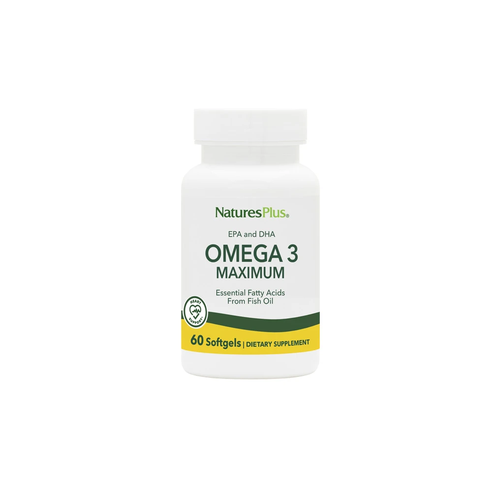 Natures Plus Omega 3 Maximum 60 Softgels