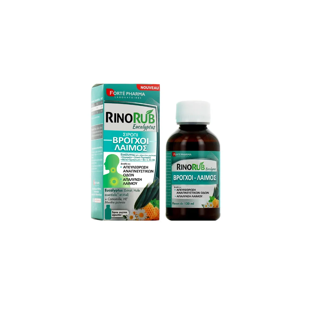 Forte Pharma RinoRub Eucalyptus Syrup 120ml
