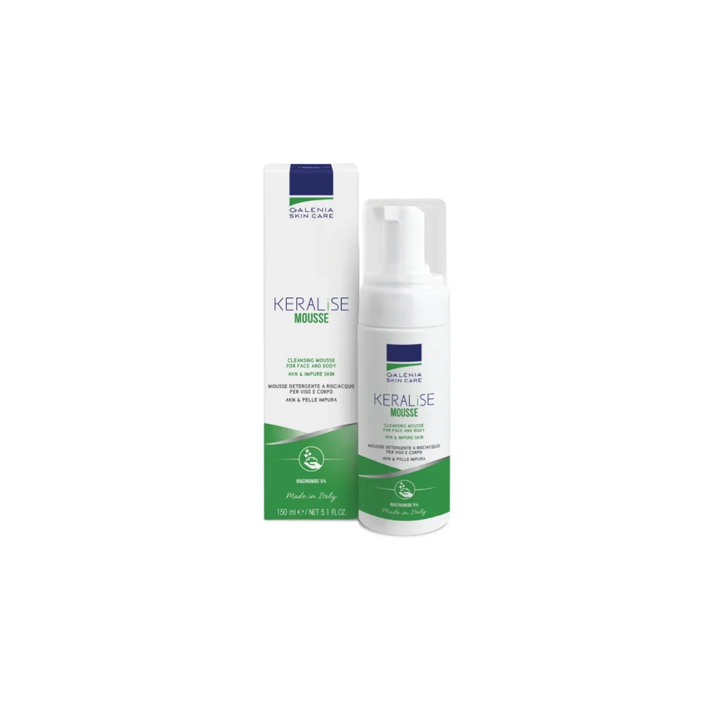 Galenia Keralise Mousse Acne Foam Mousse Nettoyante Contre l'Acné 150 ml