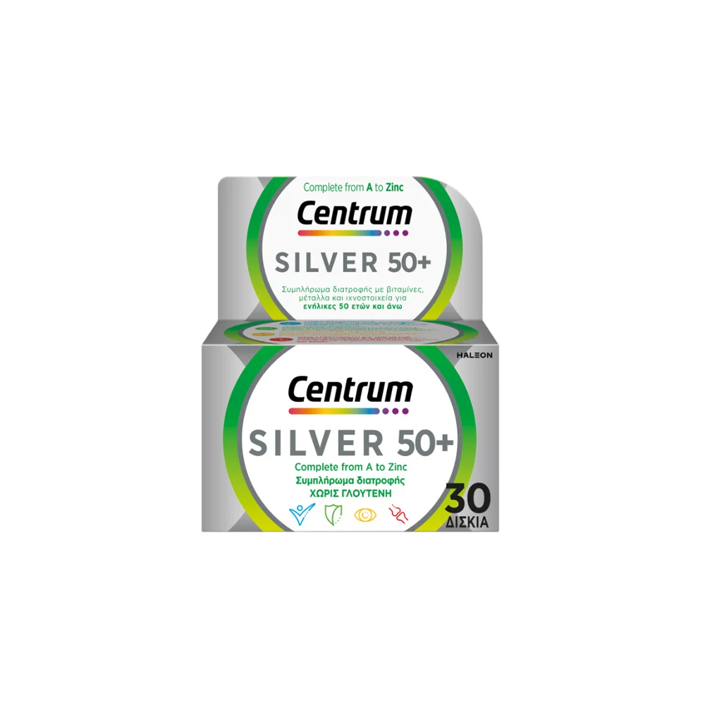 Centrum Silver 50+ Multivitamin For Adults 50 And Over 30 tabs