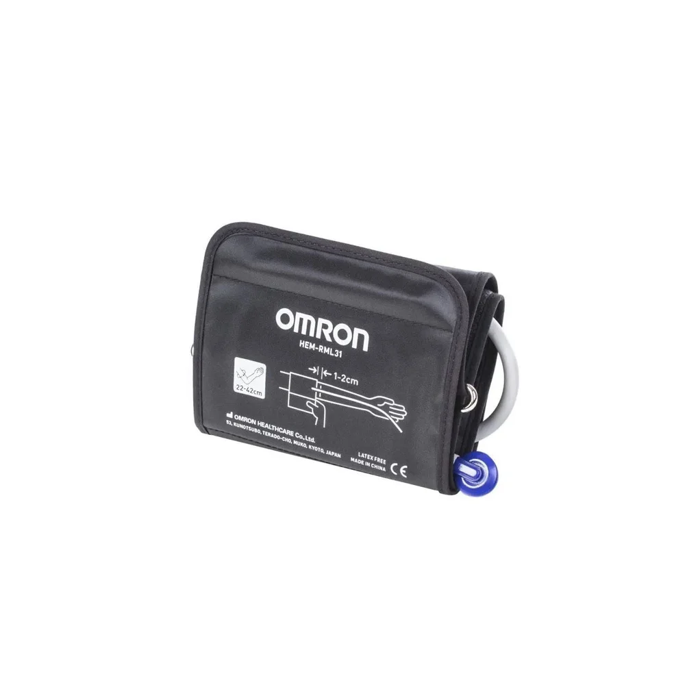 Omron HEM-RML31 Περιχειρίδα Ηλεκτρονικού Πιεσόμετρου Μεσαία & Μεγάλη 22-42cm 1 τεμάχιο