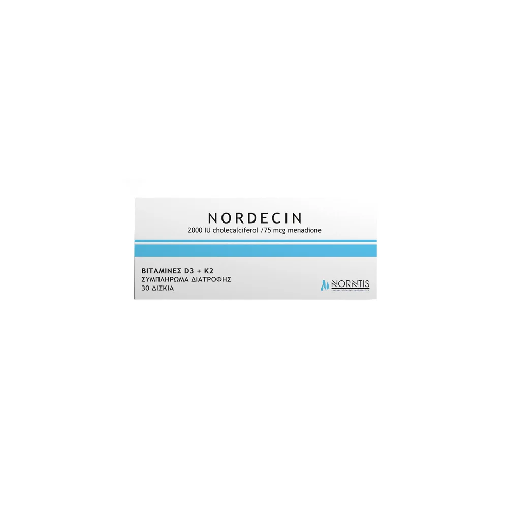 Norntis Nordecin Vitamins D3 + K2 30 tabs