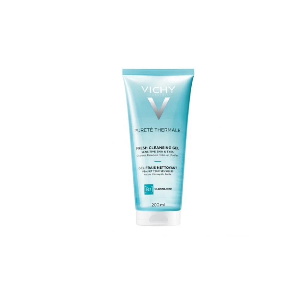 Vichy Purete Thermale Fresh Cleansing Gel Καθαρισμού Προσώπου & Ματιών 200ml