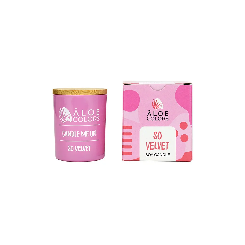 Aloe Colors Soy Candle So Velvet Scented Soy Candle 150gr