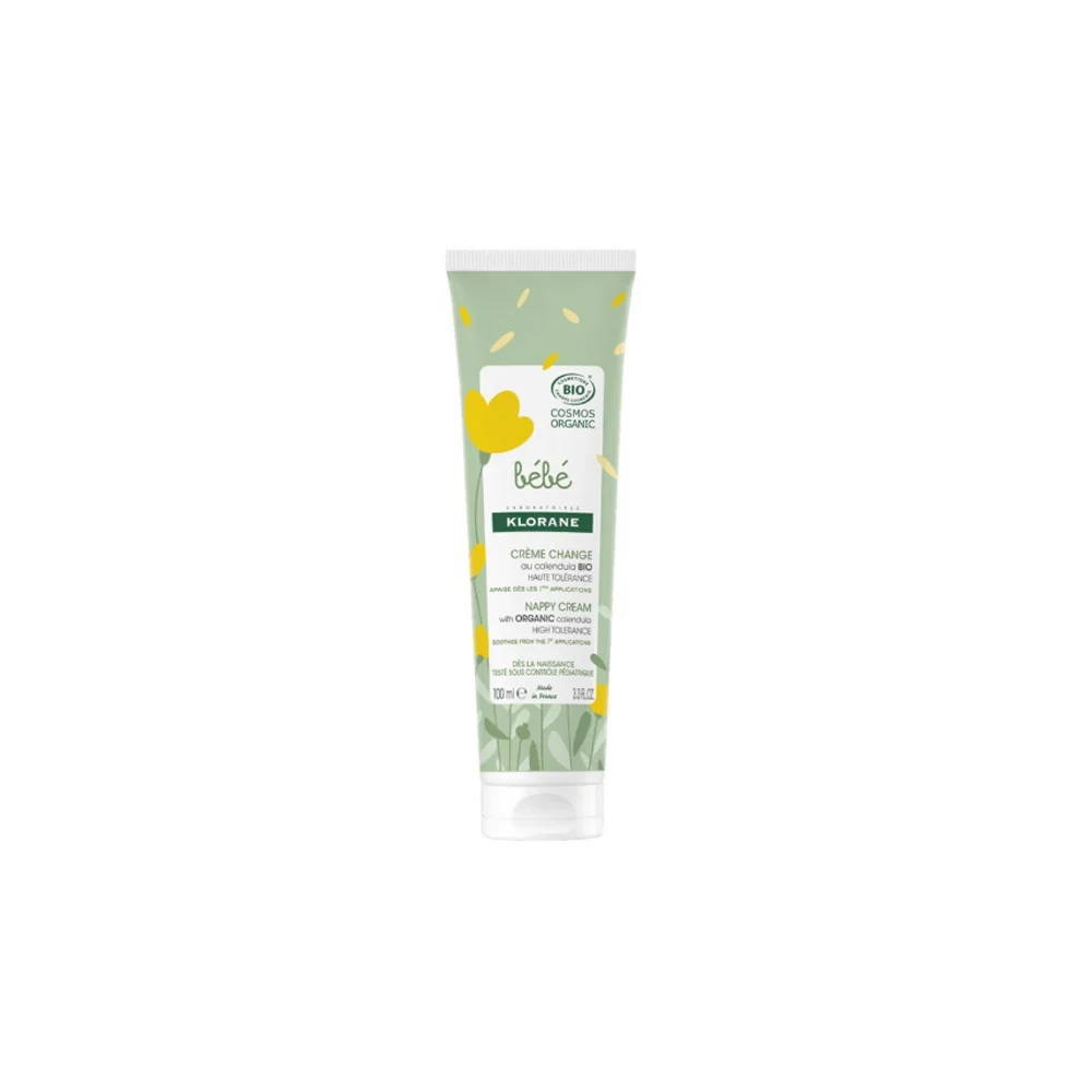 Klorane Bebe Nappy Cream With Organic Calenula Κρέμα Για Την Αλλαγή Πάνας Με Οργανική Καλέντουλα 100ml
