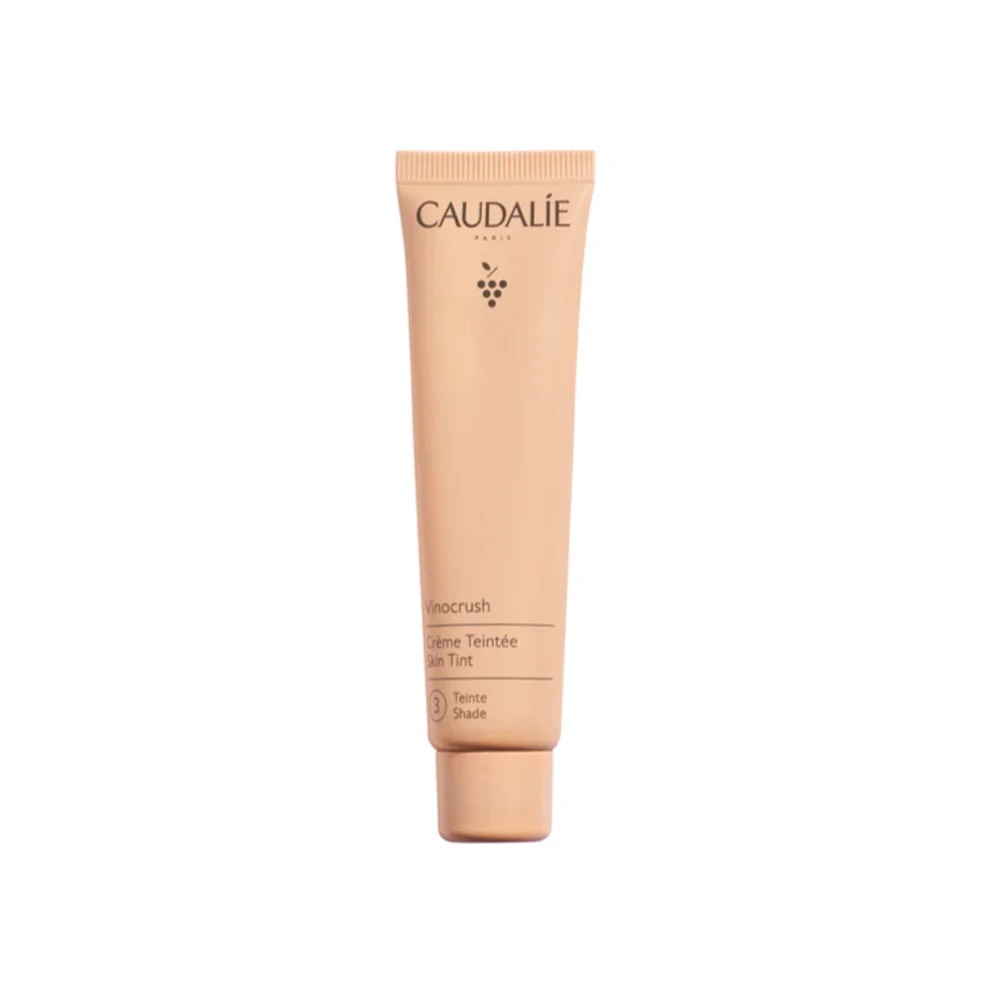Caudalie Vinocrush Skin Tint Shade 3 Light Medium Ενυδατική Κρέμα Προσώπου Με Χρώμα 30ml
