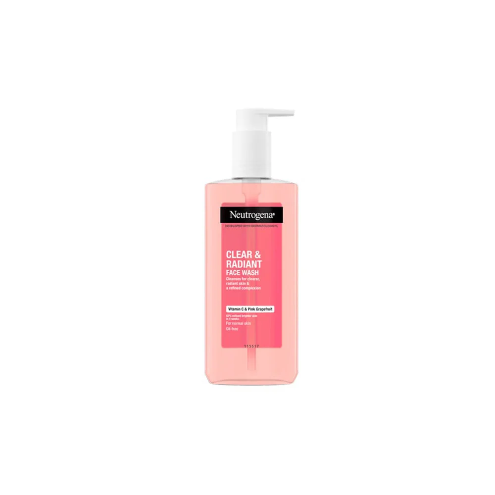 Neutrogena Clear & Radiant Face Wash Gel Vitamin C & Pink Grapefruit 200ml