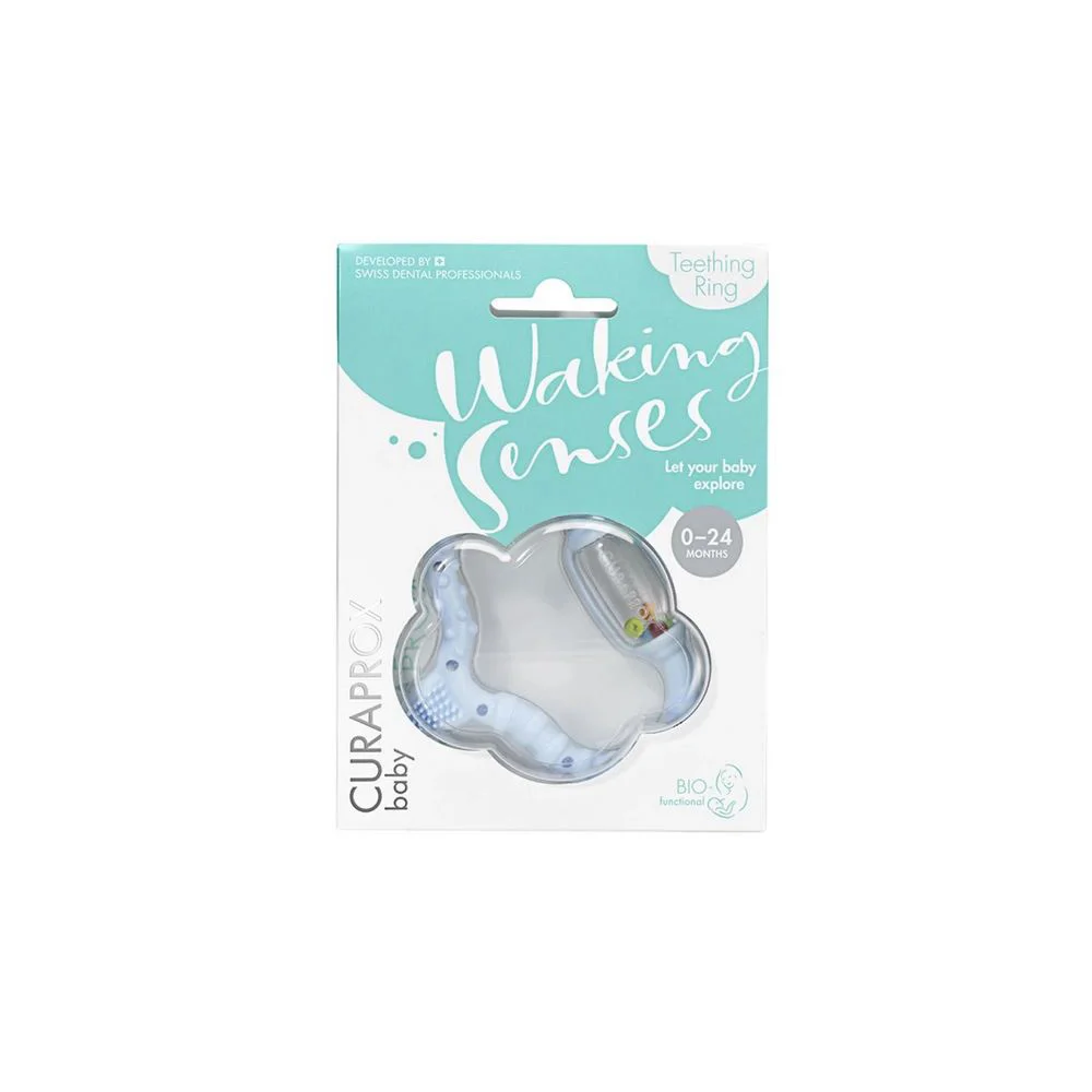 Curaprox Curababy Cb Teething Ring Blue 0-24m 1piece