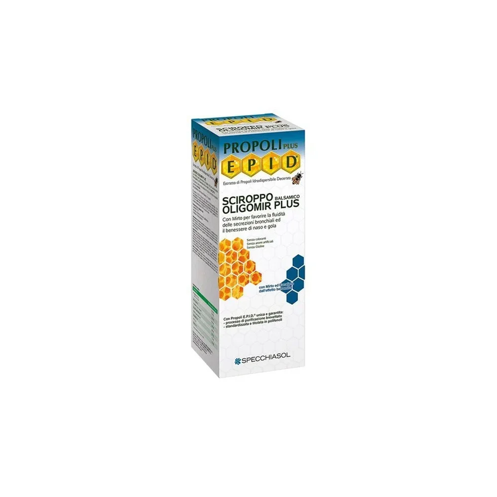 Specchiasol Propolli Epid Oligomir Plus Σιρόπι Για Ερεθισμένο Λαιμό & Βήχα Με Μυρτιά - Πρόπολη - Μέντα 170ml