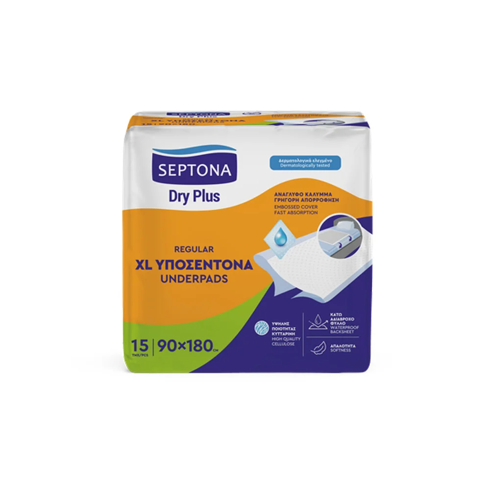 Septona Dry Plus Fitted sheets XL 90x180cm 15 pieces