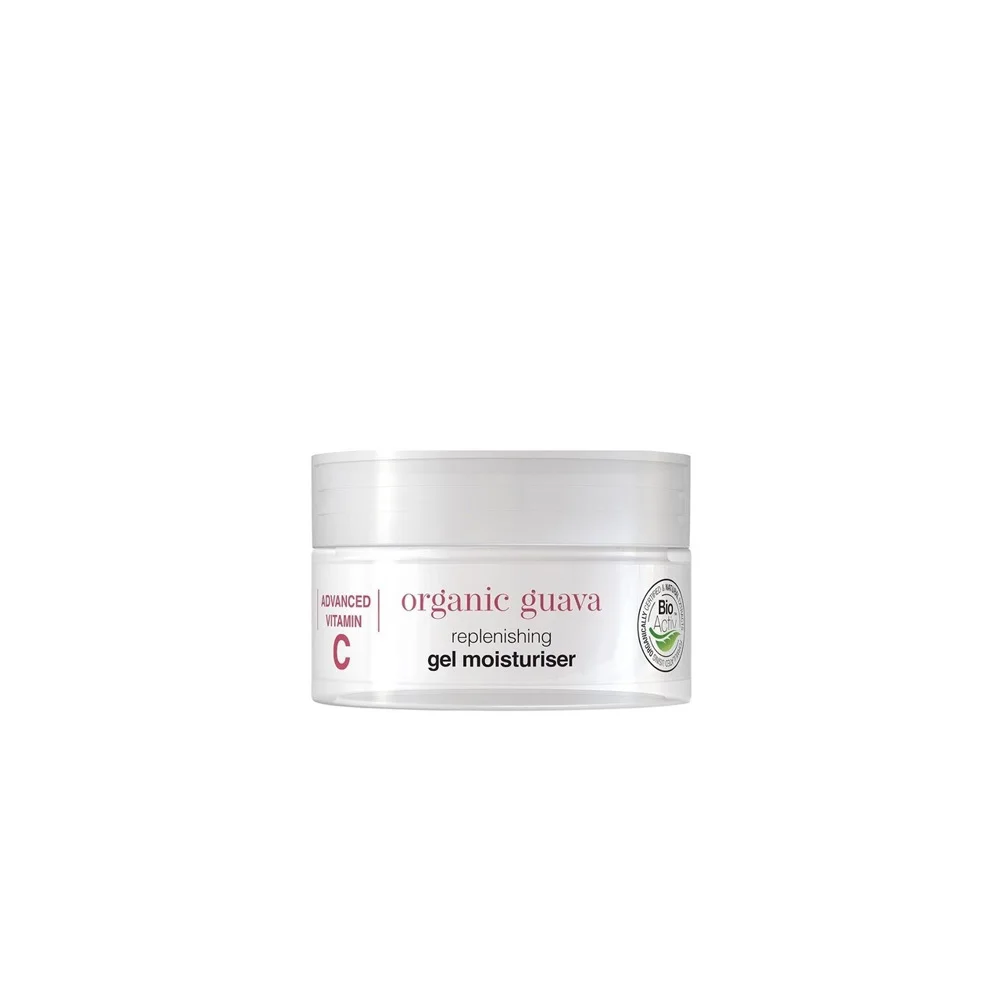 Dr.Organic Guava Replenishing Gel Moisturiser Ενυδατική Κρέμα Προσώπου Για Λάμψη 50ml