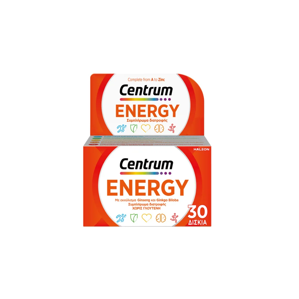 Centrum Energy Multivitamin For Energy And Mental Performance 30 tabs