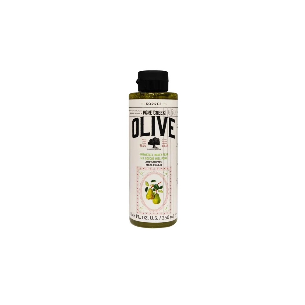 Korres Pure Greek Olive Showergel Honey Pear 250ml