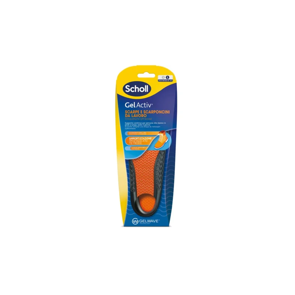 Scholl GelActiv Work Shoes Large Νο.40-46.5 1 piece