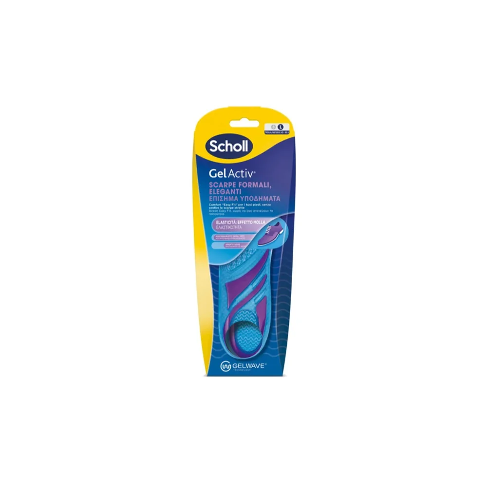Scholl GelActiv Formal Shoes Anatomical Shoe Insoles Formal Shoes Size Large No.40-46.5 1 pair