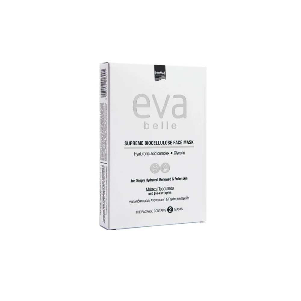 Intermed Eva Belle Supreme Biocellulose Face Mask 2 pieces
