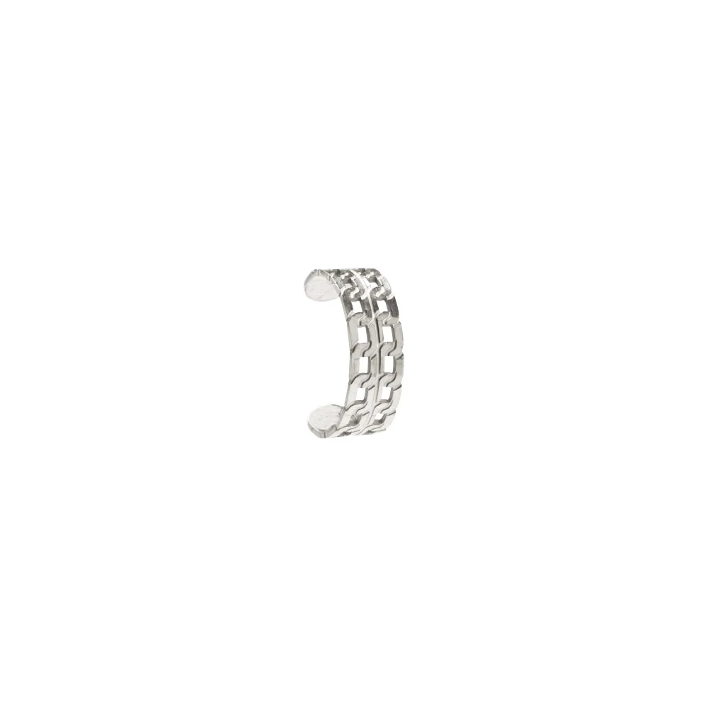 InoPlus Borghetti Ear Cuff Earring Acciaio Double Chain 1 piece