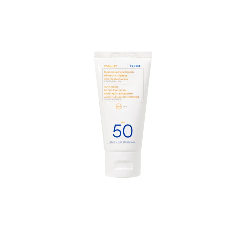 Korres Γιαούρτι Αντηλιακή Κρέμα Προσώπου SPF50 50ml