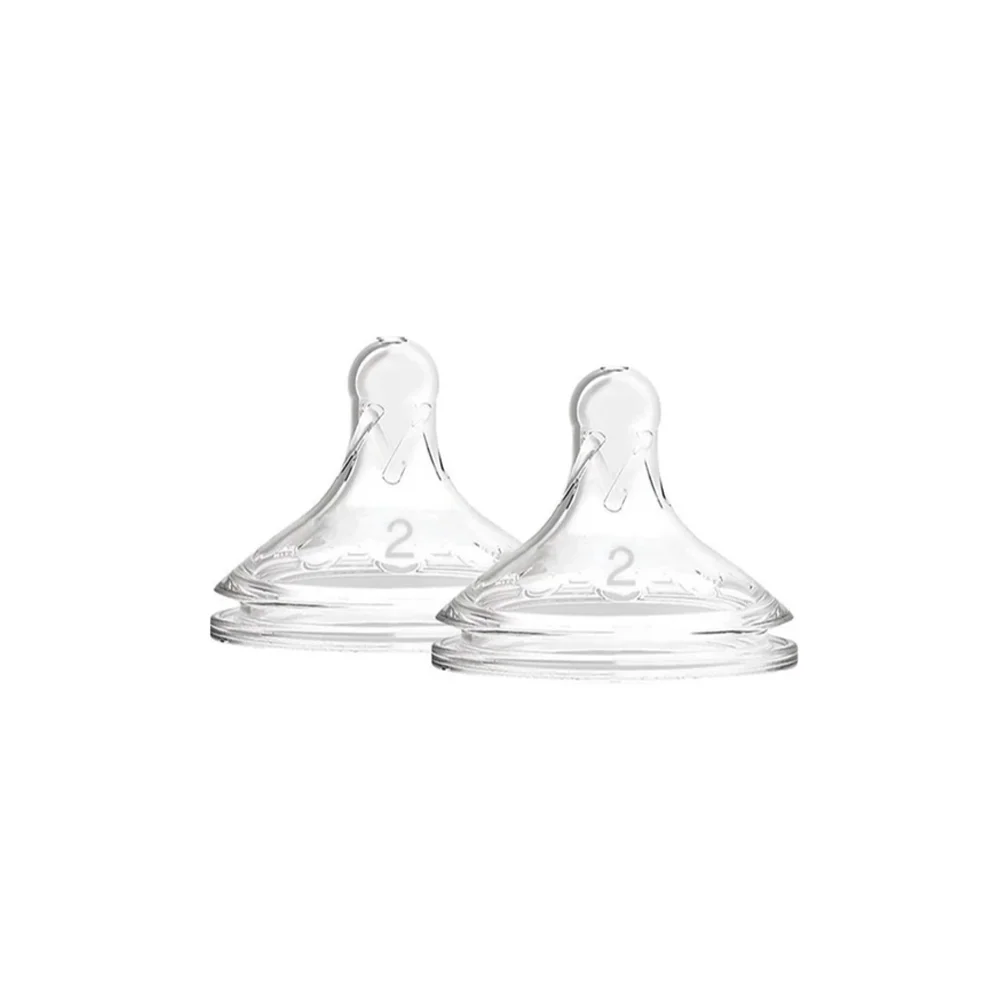 Dr. Brown's Natural Flow Options+ Preemie Silicone Teat 3m+ Θηλή Σιλικόνης Για Μέτρια Ροή  2 τεμάχια
