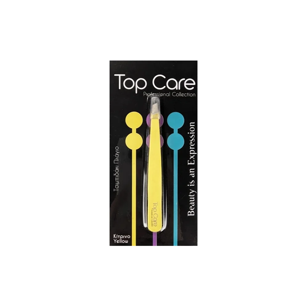 Top Care Side Tweezers Yellow 1 piece