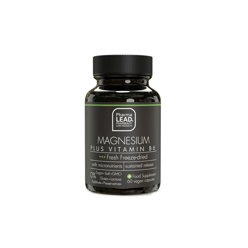 Pharmalead Black Range Magnesium Plus Vitamin B6 60 vegan caps