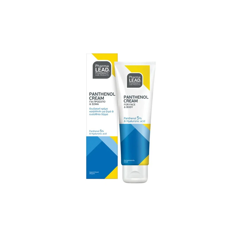 Pharmalead Panthenol Cream For Face & Body Ενυδατική Κρέμα Προσώπου Σώματος Για Ξηρό & Ευαίσθητο Δέρμα 100ml