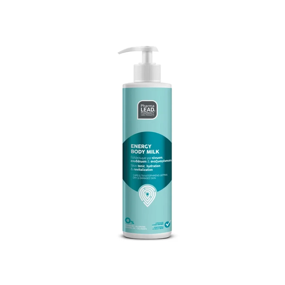 Pharmalead Energy Body Milk Γαλάκτωμα Σώματος Για Τόνωση Αναζωογόνηση & Ενυδάτωση 250ml
