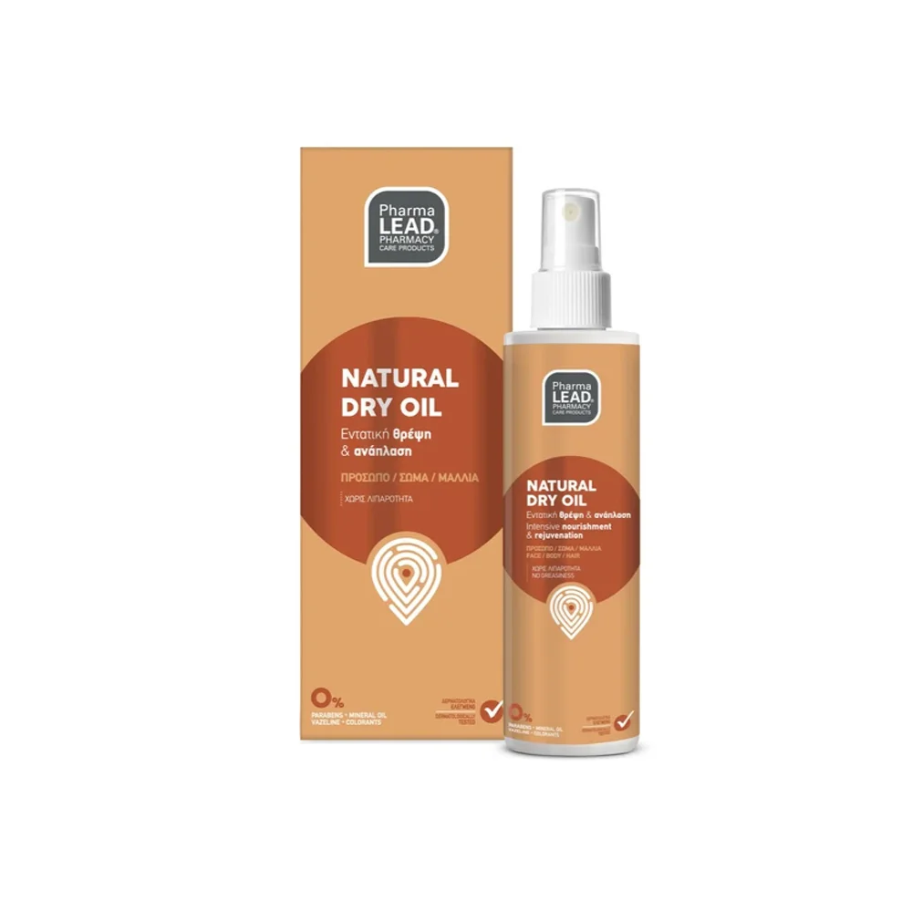 Pharmalead Natural Dry Oil Ξηρό Λάδι Για Πρόσωπο Μαλλιά Και Σώμα 125ml