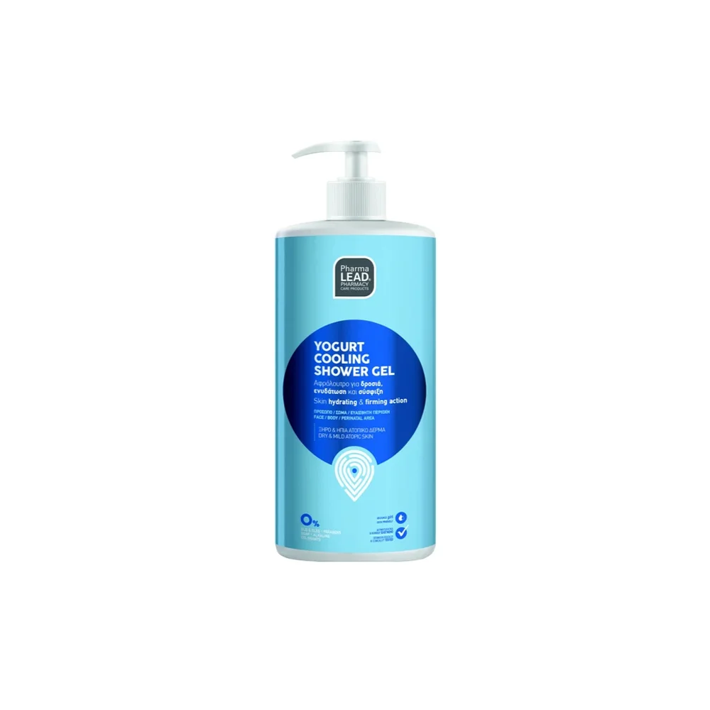Pharmalead Yogurt Cooling Shower Gel Ενυδατικό Απαλό Αφρόλουτρο 1Lt