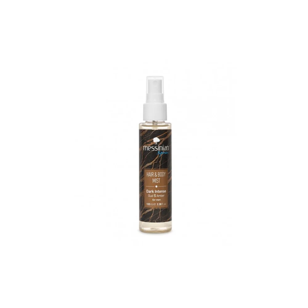 Messinian Spa Hair & Body Mist Dark Intense Oud & Amber For Men 100ml