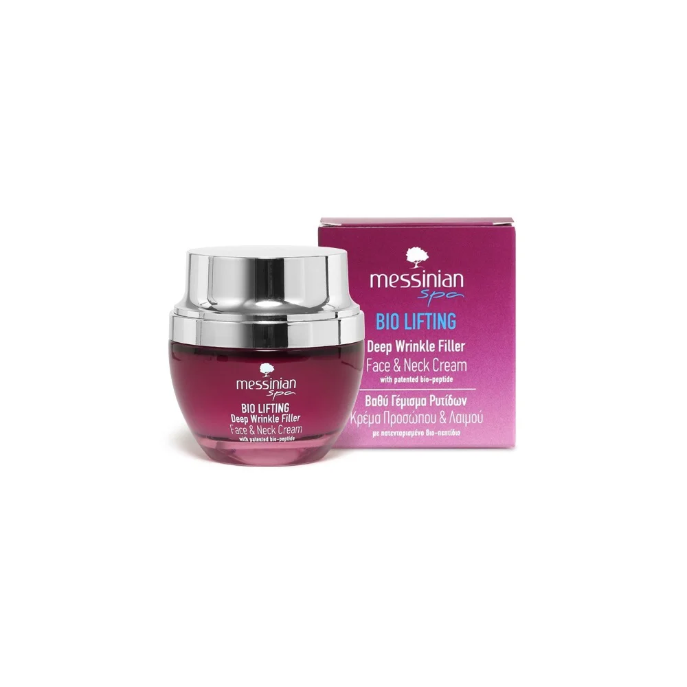 Messinian Spa Bio Lifting Deep Wrinkle Filler Face & Neck Cream 50ml