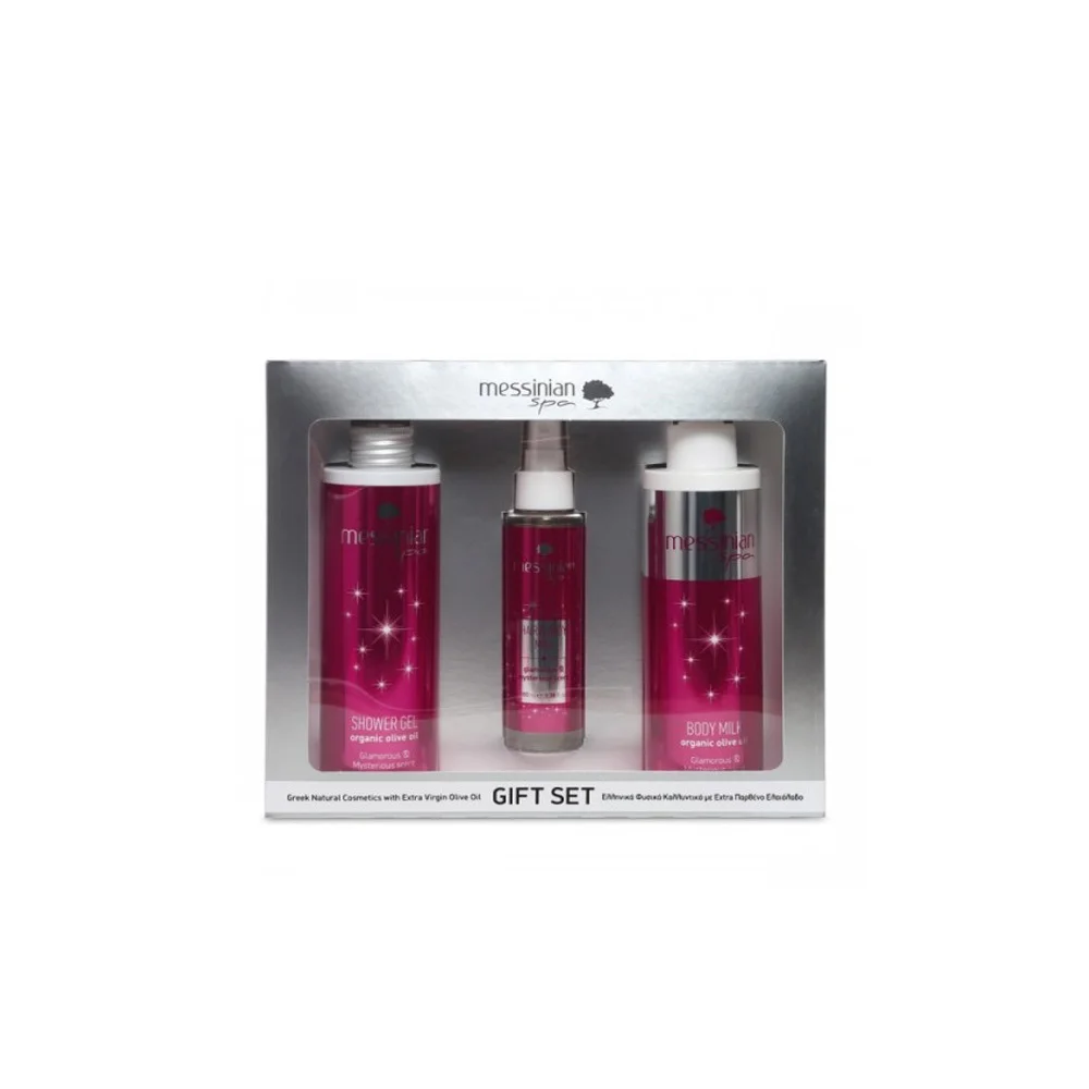 Messinian Spa Promo Mysterious Shower Gel 300ml & Body Milk 300ml & Hair & Body Mist 100ml