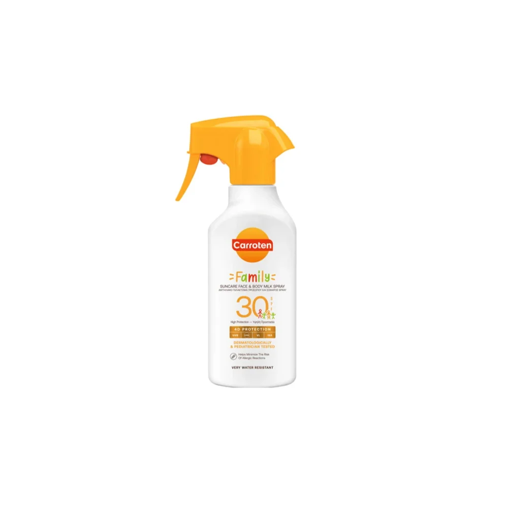 Carroten Family Suncare Face & Body Milk Spray SPF30 270ml