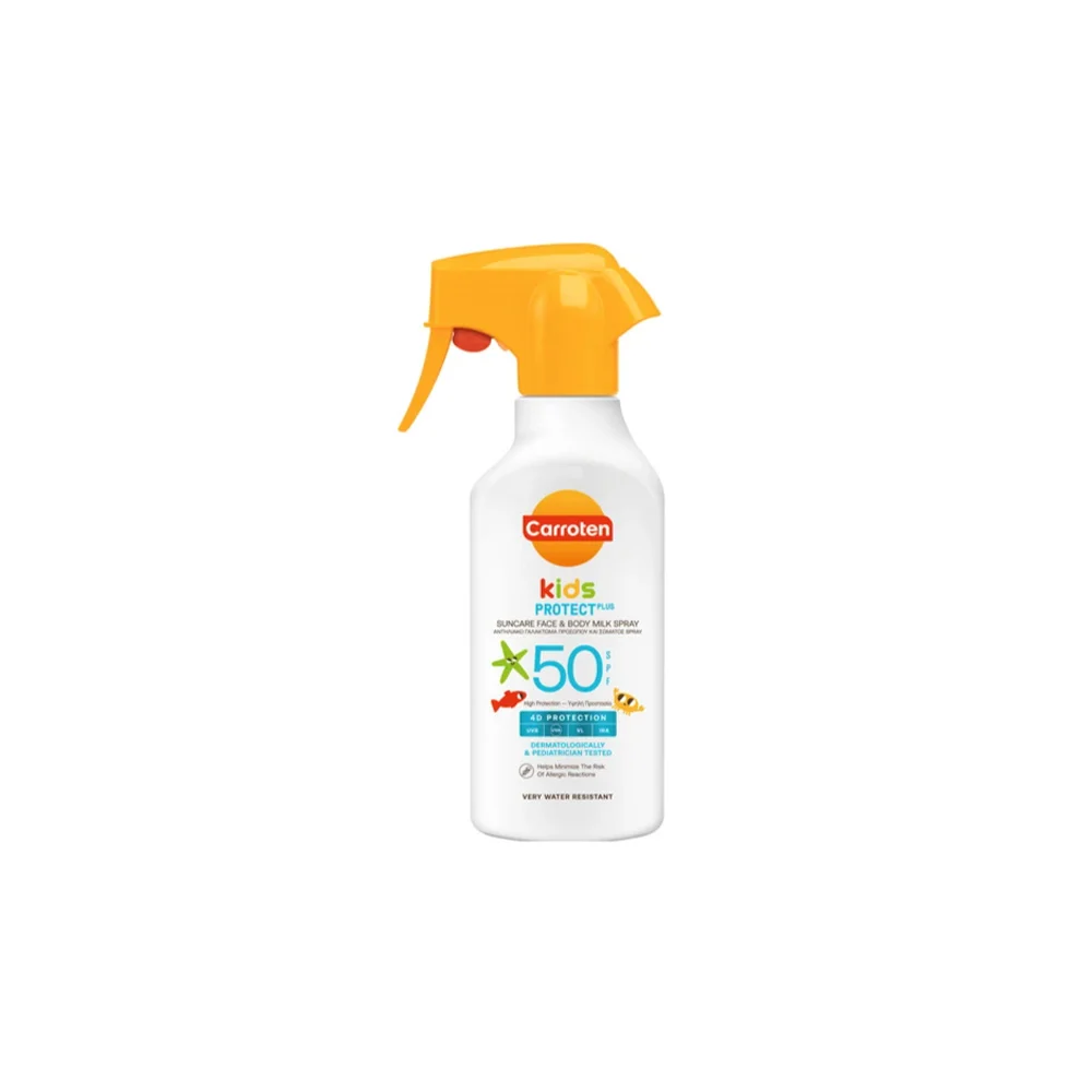 Carroten Kids Protect Plus Suncare Face & Body Milk Spray SPF50 270ml