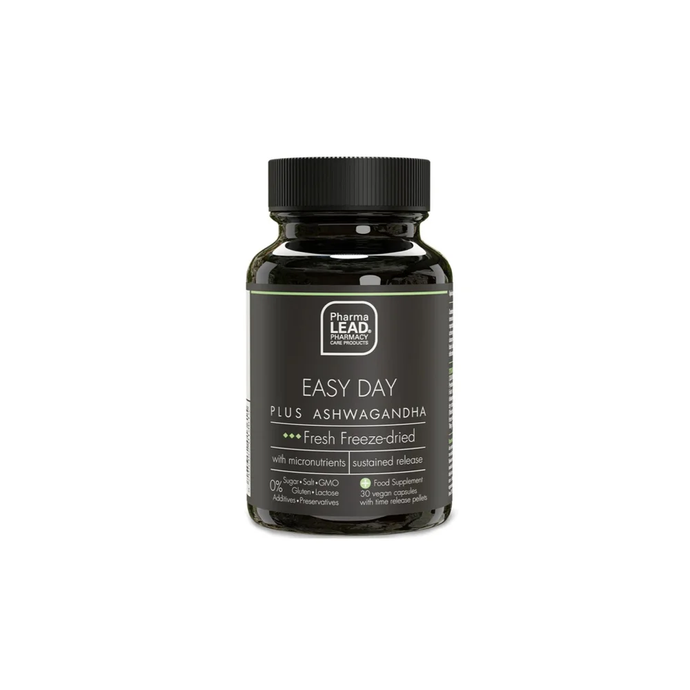 Pharmalead Black Range Easy Day Plus Ashwagandha 30 vegan caps