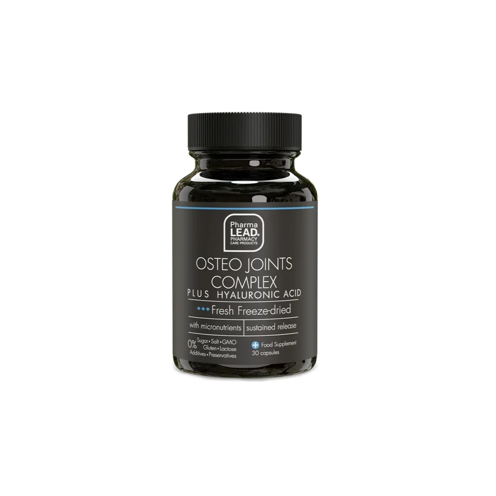 Pharmalead Black Range Osteo Joints Complex Plus Hyaluronic Acid Συμπλήρωμα Διατροφής Για Την Ενίσχυση Των Αρθρώσεων 30 κάψουλες