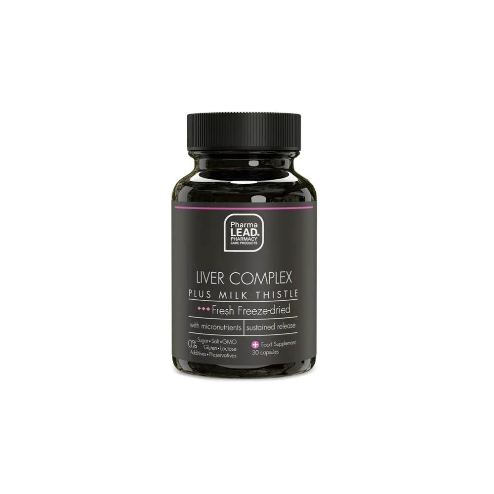 Pharmalead Black Range Liver Complex Plus Milk Thistle Συμπλήρωμα Διατροφής Για Την Φυσιολογική Ηπατική Λειτουργία 30 κάψουλες