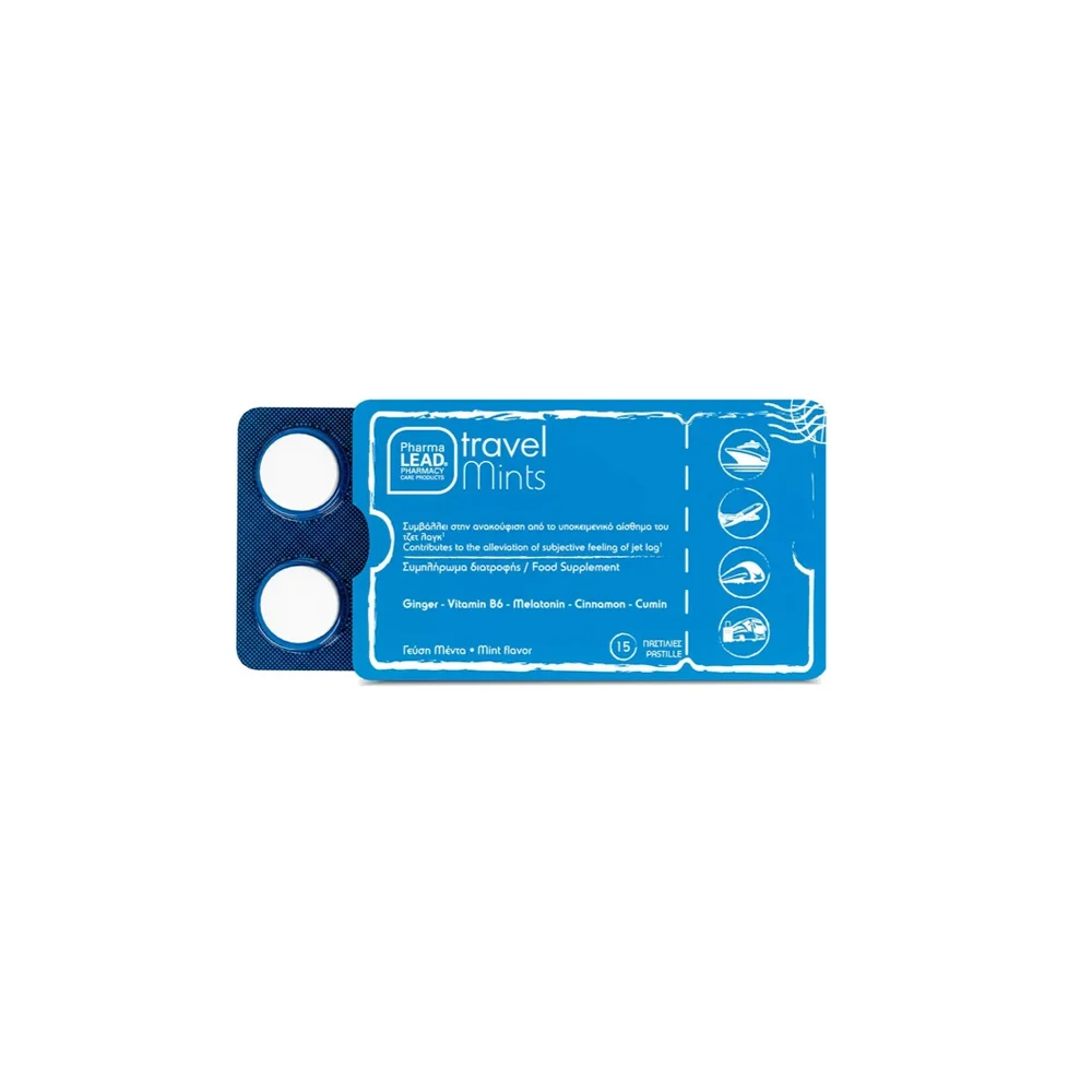 Pharmalead Travel Mints Food Supplement With Melatonin 15 lozenges
