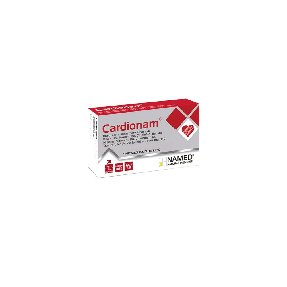 Named Natural Medicine Cardionam No-Colest Συμπλήρωμα Διατροφής Για Υγιή Επίπεδα Χοληστερόλης 30 δισκία