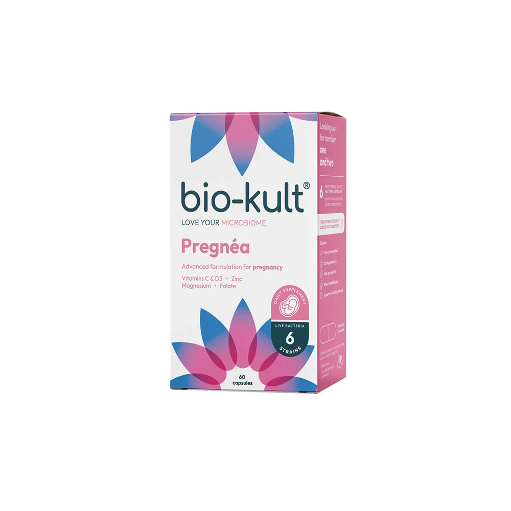 Bio-Kult Pregnea Συμπλήρωμα Διατροφής Προβιοτικών Για Ενίσχυση Του Γαστροπεπτικού Συστήματος Γυναικών Πριν & Κατά Την Εγκυμοσύνη 60 κάψουλες