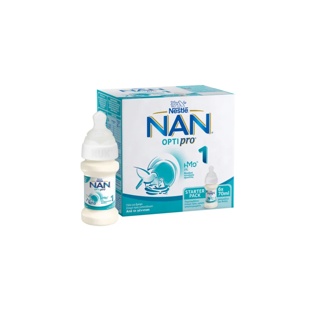 Nestle Nan Optipro 1 Infant Milk Ready To Drink From Birth 6x70ml