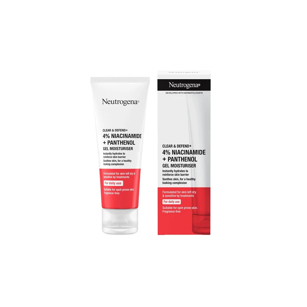Neutrogena Clear & Defend 4% Niacinamide & Panthenol Gel Moisturiser 50ml